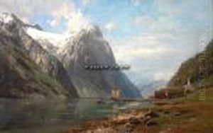 Vestlandsbygd by Anders Monsen Askevold