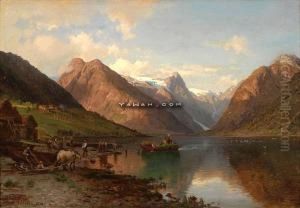 Indre Fjaerlandsfjord I Sogn