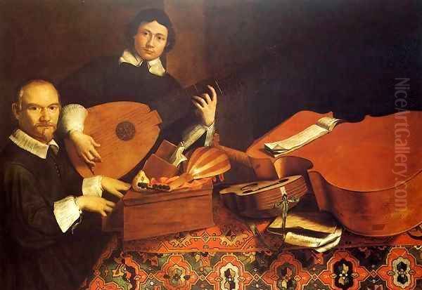 Self-Portrait with Musical Instruments - view 1