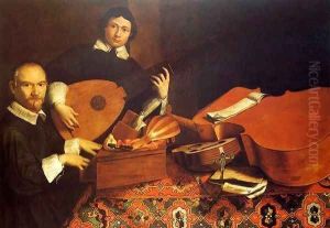 Self-Portrait with Musical Instruments