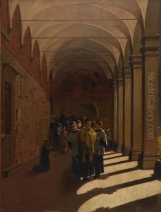 La Processione by Antonio Maria Aspettati