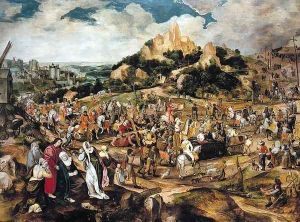 Christ on the Road to Calvary 1560s by Peeter Baltens