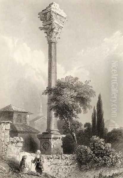 Column of Marcian, Istanbul, Turkey - view 1