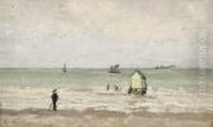 A Day By The Sea by Alphonse Asselbergs