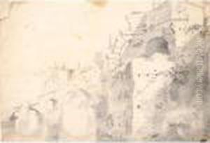 Recto
: Study Of Roman Ruins by Jan Asselyn