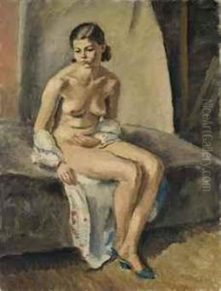 Femme Nue Assise - view 1