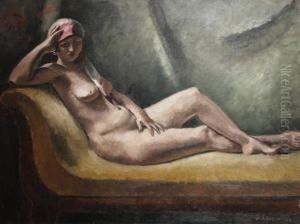 Le Repos Du Modele by Maurice Asselin