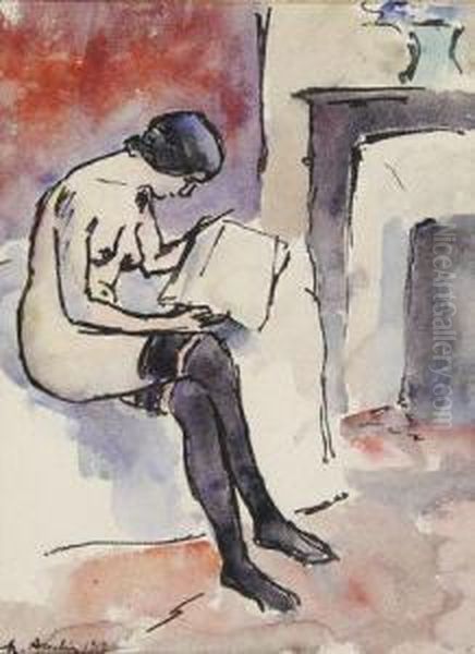 Femme Nue Lisant - view 1