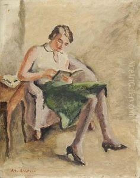 Jeune Femme Au Livre - view 1