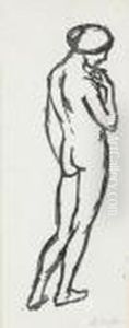 Femme Debout. by Maurice Asselin