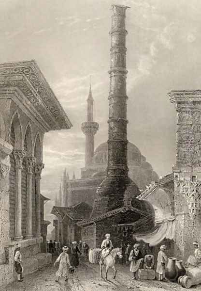 The Tchernberle Tash, Constantinople, Istanbul, Turkey - view 1