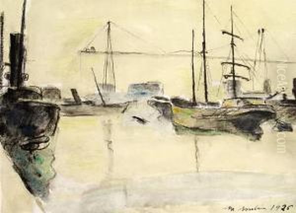 Bateau Dans Le Port De Rouen - view 1