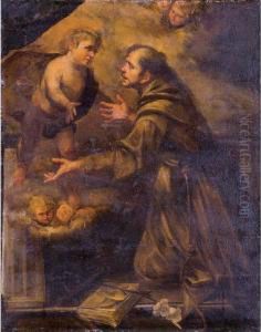 Saint Anthony by Giocchino Assereto