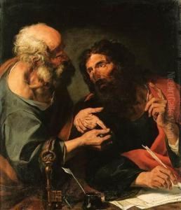 Saints Peter And Paul by Giocchino Assereto