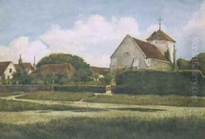 The Village Church, Rottingdean by Sir Philip Burne-Jones