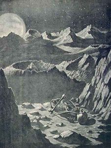 Earth-rise from the Moon by Sir Philip Burne-Jones