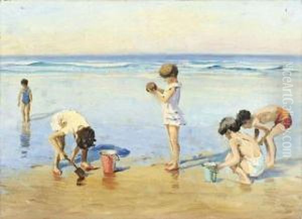 Enfants Sur La Plage - view 1