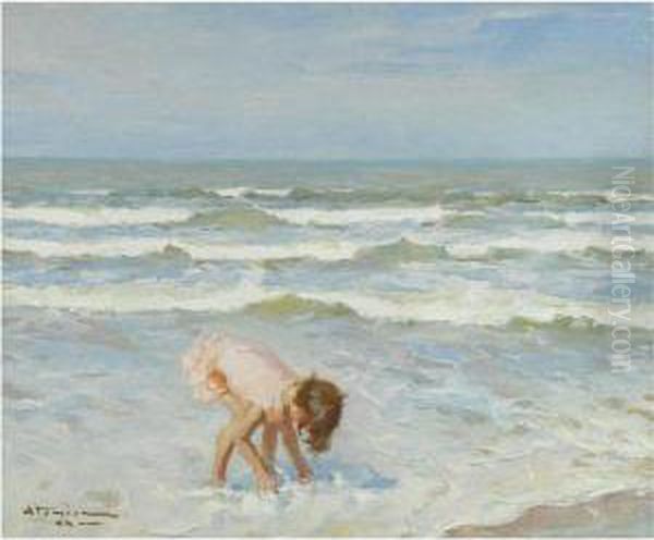 Child On A Beach - view 1