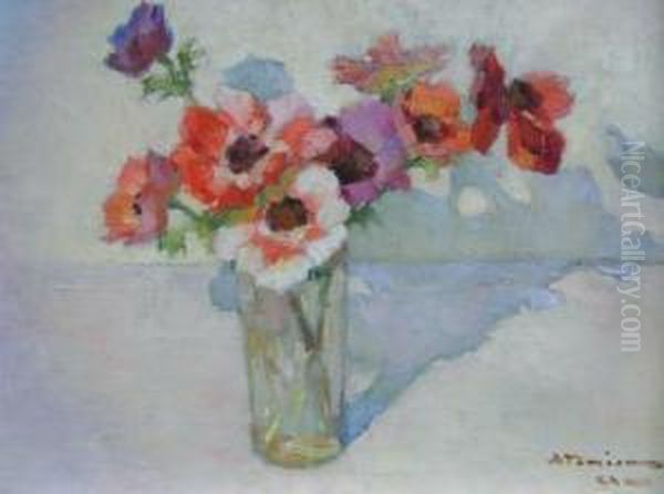 Anemones Dans Un Vase - view 1