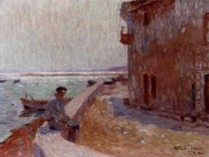 Fisherman by Charles Garabed Atamian