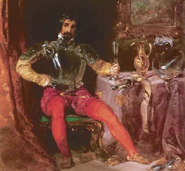 Asztalnal ulo lovag, 1830-38 - view 1