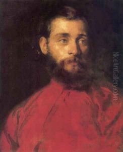 Self-Portrait after 1850 by Karoly Brocky