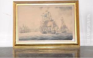 The British Squadron Commanded By Sir James Saumarez