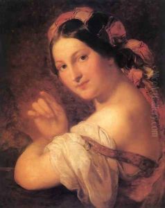 Noi arckep, 1846-50 by Karoly Brocky