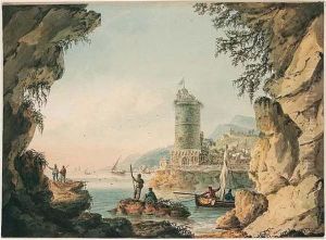 Boats Off A Mediterranean Seaport