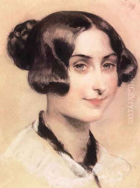 Elisabeth Barrett-Browning arckepe, 1839-44 - view 1