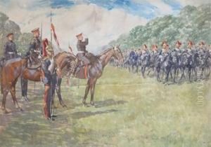 Reviewing The Household Cavalry In Hydepark