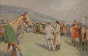 A Hunt Meeting With Spectators