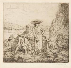 Quarry Folk No.2 by John Augustus Atkinson