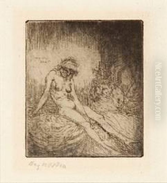 Nude Girl With An Urn - view 1