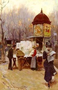 The Kiosk, Paris by Carlo Brancaccio