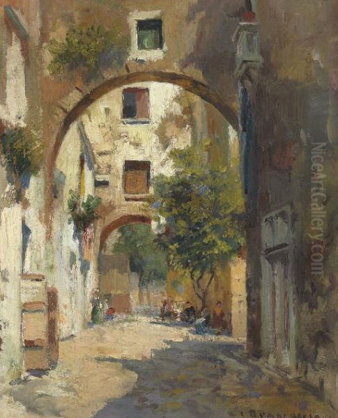 A Shady Street in Naples - view 1