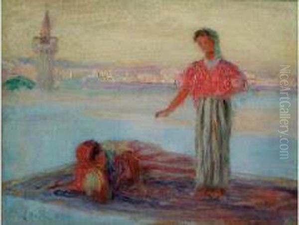 Femmes Sur Une Terrasse A Tunis - view 1
