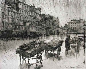St. Antoine, from 'Du Ier au XXeme- Les Arondissements de Paris...', 1903 by Eugene Bejot