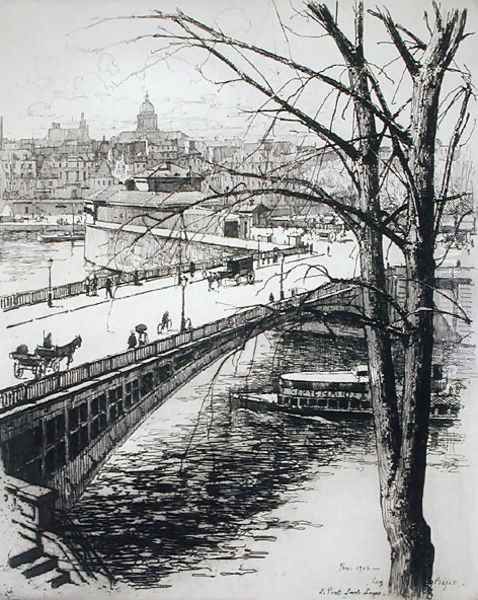 Pont St. Louis, from 'Du Ier au XXeme- Les Arondissements de Paris...', 1903 - view 1