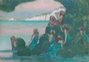 Naiades Pres Des Falaises D'etretat