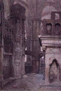 Edward the Confessor's Chapel, Westminster Abbey by George Price Boyce