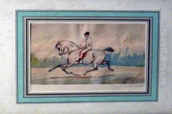Le Jockey Et Son Cheval Au Trot - view 1