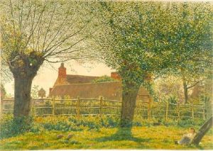 At Binsey, Near Oxford by George Price Boyce