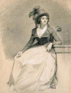 Portrait Of Therwagne De Mericourt