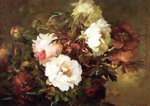 Peonies by Franz Bischoff