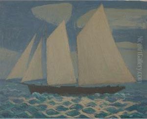 Ship Under Sail by George Copeland Ault