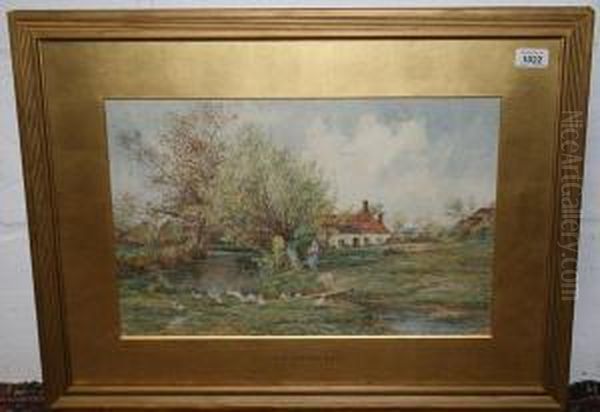 Girl In A Country Garden - view 1