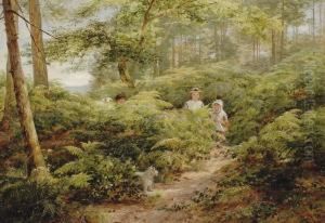 The Woodland Path by James Aumonier