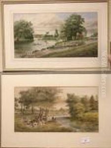 'darley Mill Near Derby '
' Markeaton Brook Near Derby ' by William Frederick Austin