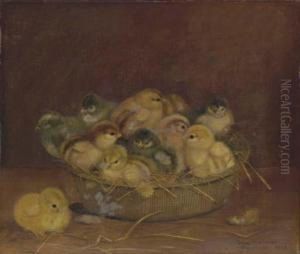 Chicks In A Basket